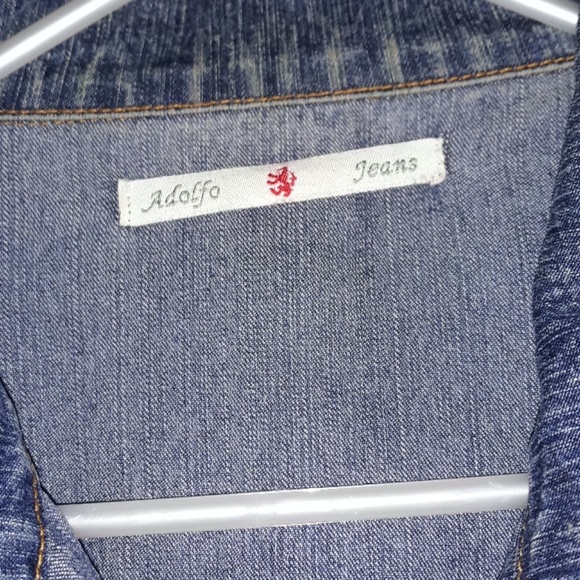 Decal Jewelled Jean Jacket - Picture 2 of 6